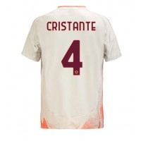 Koszulka piłkarska AS Roma Bryan Cristante #4 Strój wyjazdowy 2024-25 tanio Krótki Rękaw